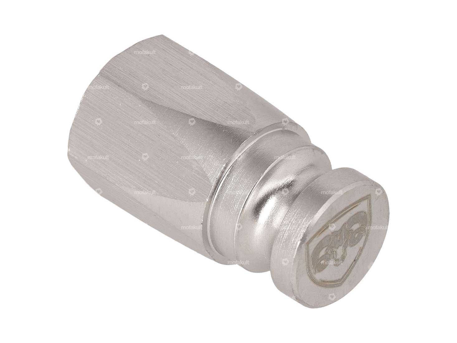 66HEROES Mounting pin M10.5x1 Back pedal License plate holder lateral Inox Carousel Image 2