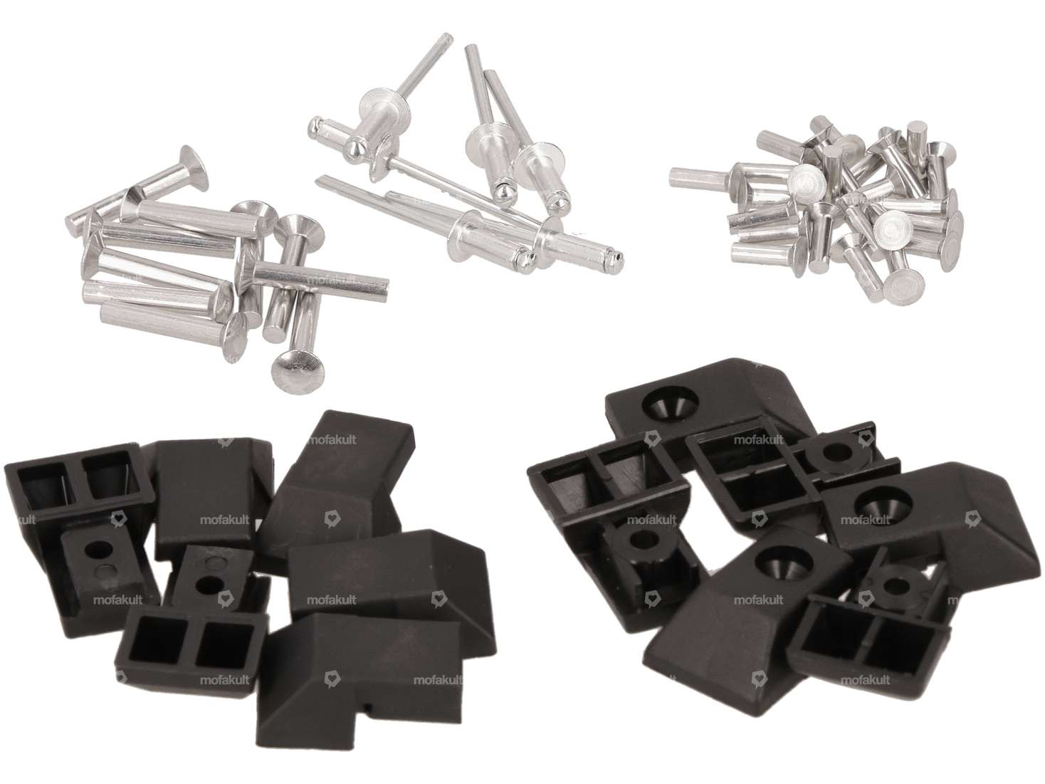 CIF kick plate end piece set | Vespa P80X, P125X, P150X, P150S, P200E Carousel Image 1