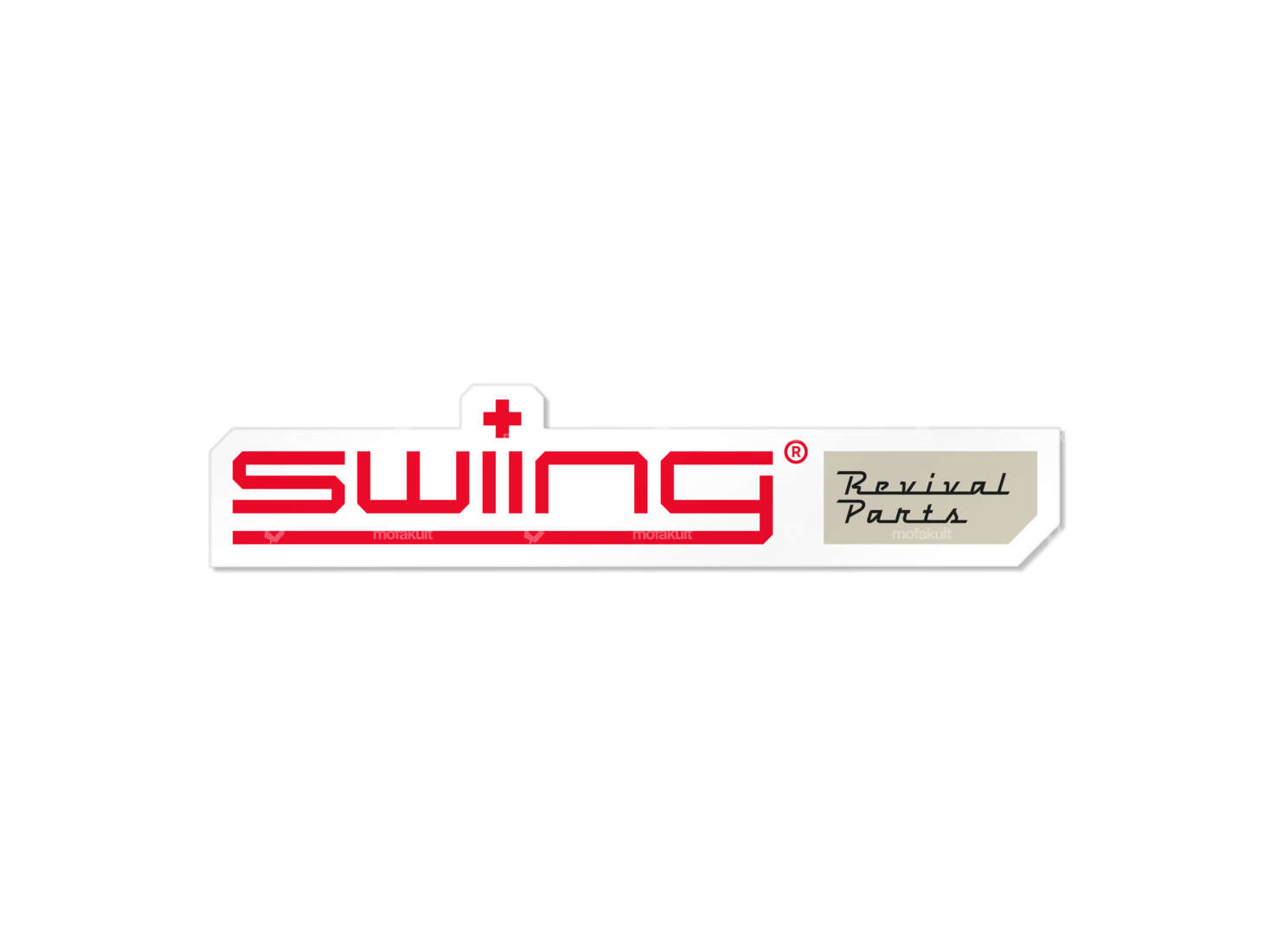 Aufkleber «swiing® revival parts» 90 x 19 mm Carousel Image 1