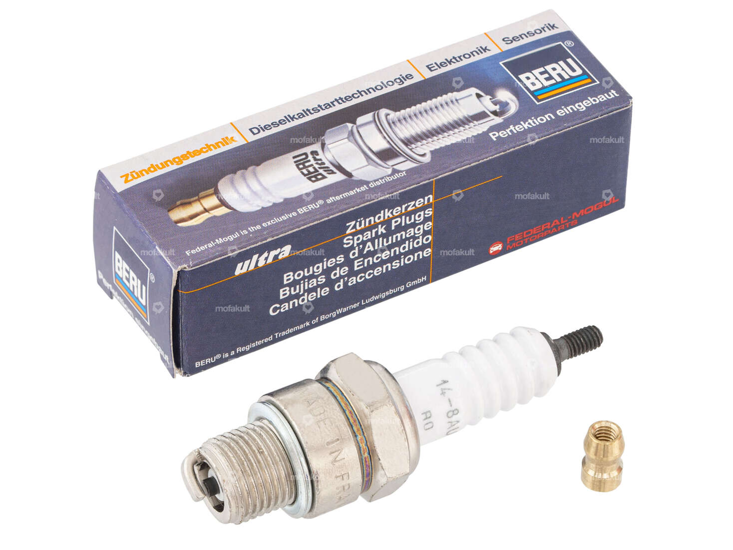 BERU Z68 spark plug short thread Carousel Image 1