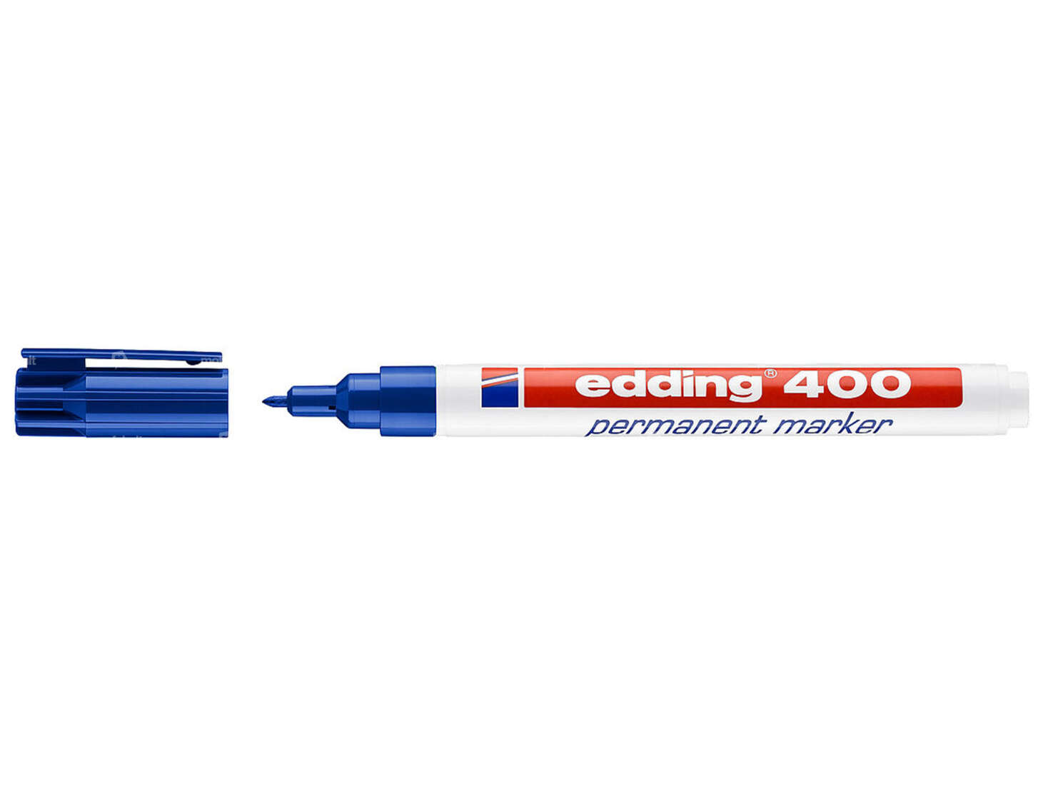 edding 400 Permanentmarker 1 mm blau Carousel Image 1
