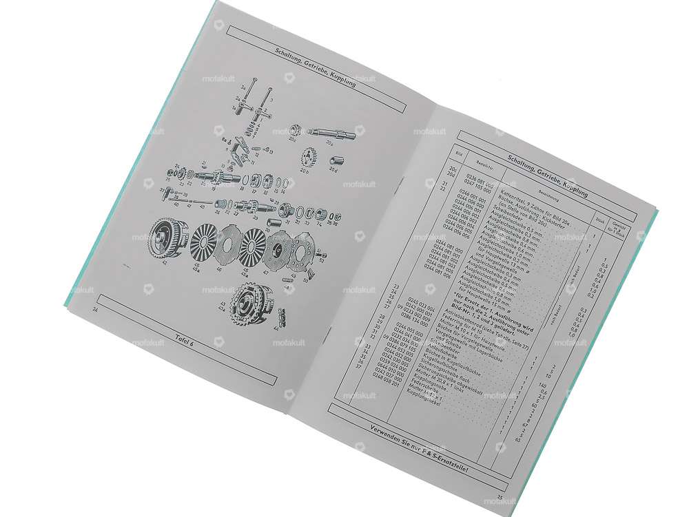 Spare parts list | Sachs 50/2, 50/2M engine Carousel Image 2