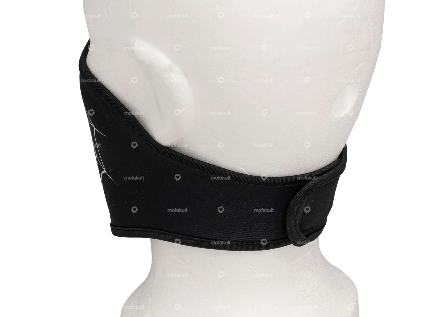 Gesichtsmaske «Spider Web» schwarz Carousel Image 2