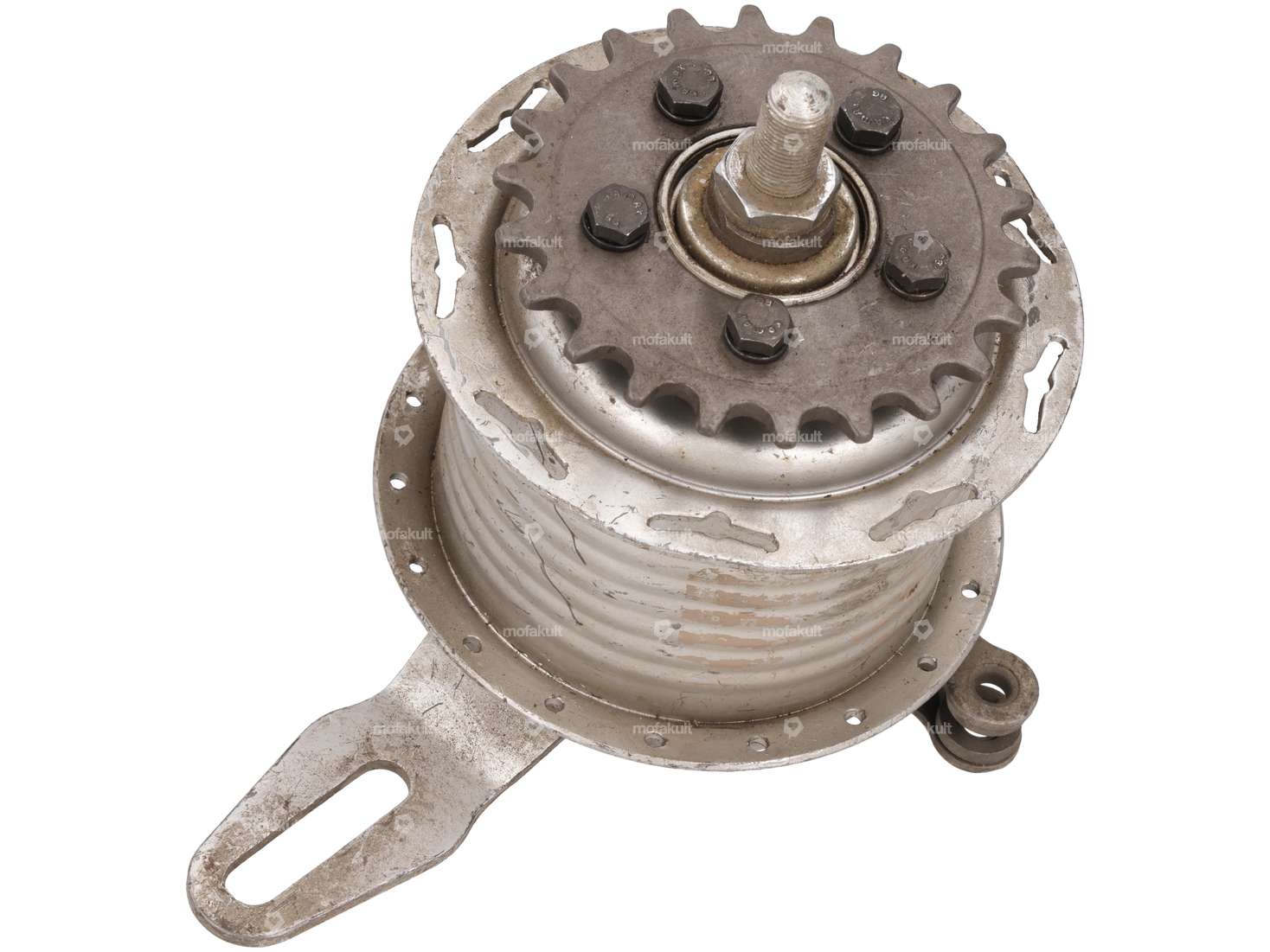 Radnabe Hinterrad Stangenbremse (mit leichten Beschädigungen) breite Ausf. (DE-Version) NOS Carousel Image 2