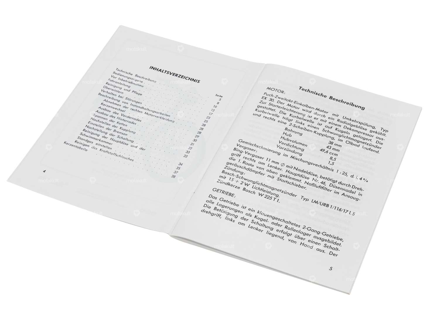 Operating instructions | Puch X30 Velux 1st edition Carousel Image 2