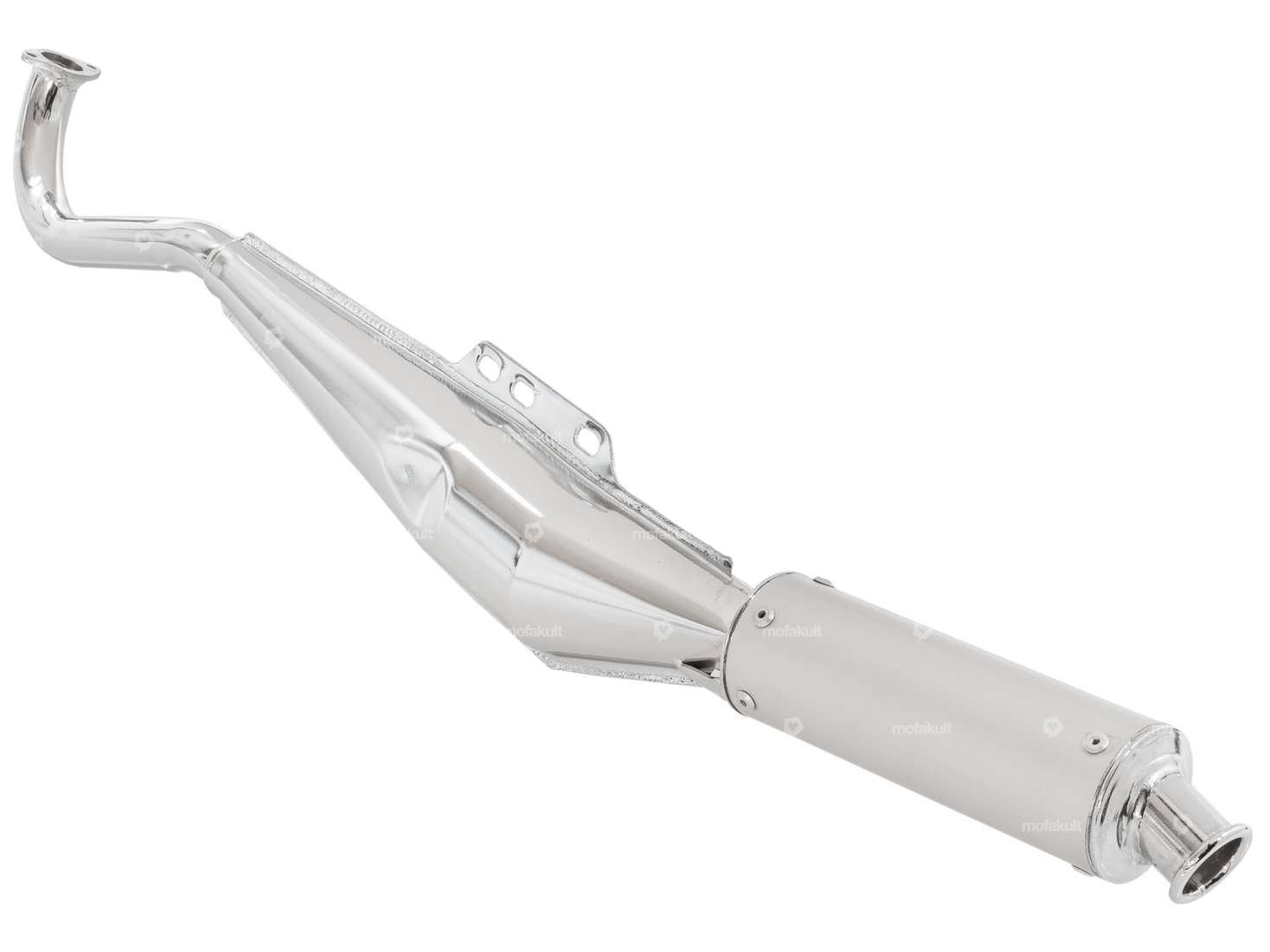 Auspuff Bullet 28 mm Chrom | Puch Maxi, X30 Carousel Image 2