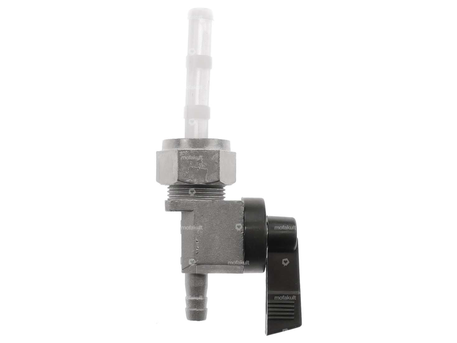 OMG fuel tap vertical M16x1 labeled (with union nut) pointing downwards Carousel Image 2