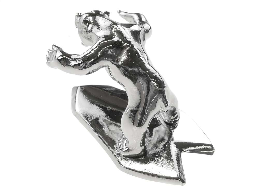 Decorative figure Wild Bear large chrome Carousel Image 3