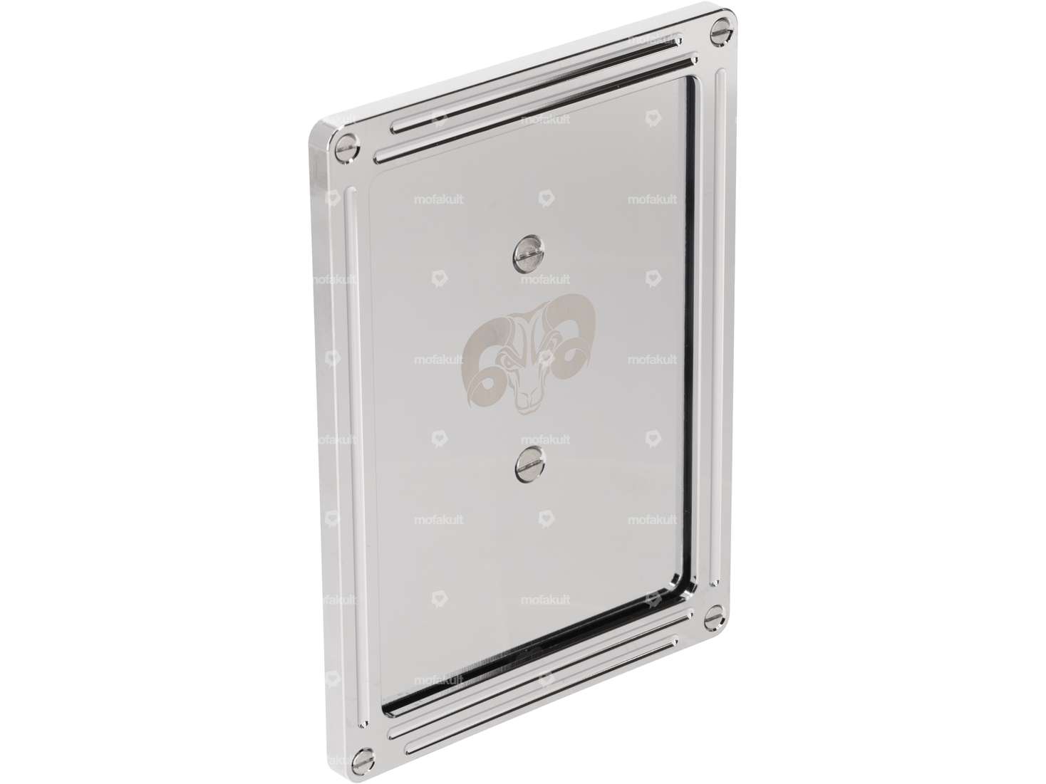 66HEROES Nummernrahmen Custom Chrom (CH-Version) Carousel Image 1