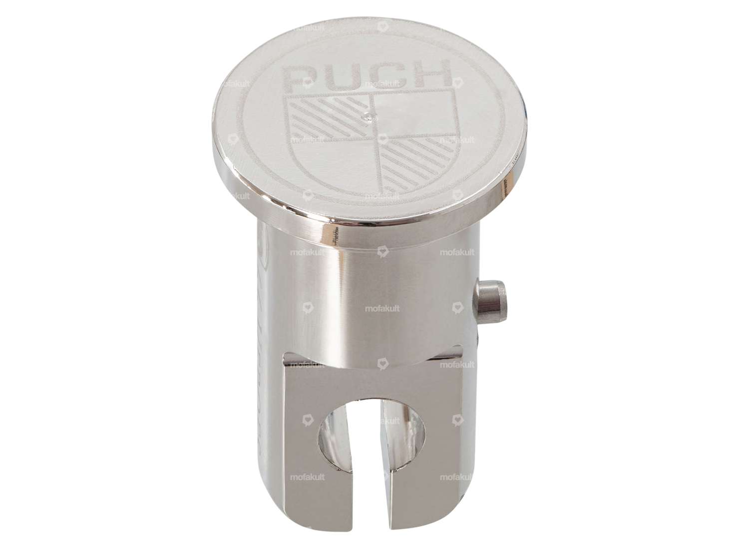 66HEROES Abstützbolzen Kupplungskabel Alu Chrom | Puch X30 Velux Carousel Image 2