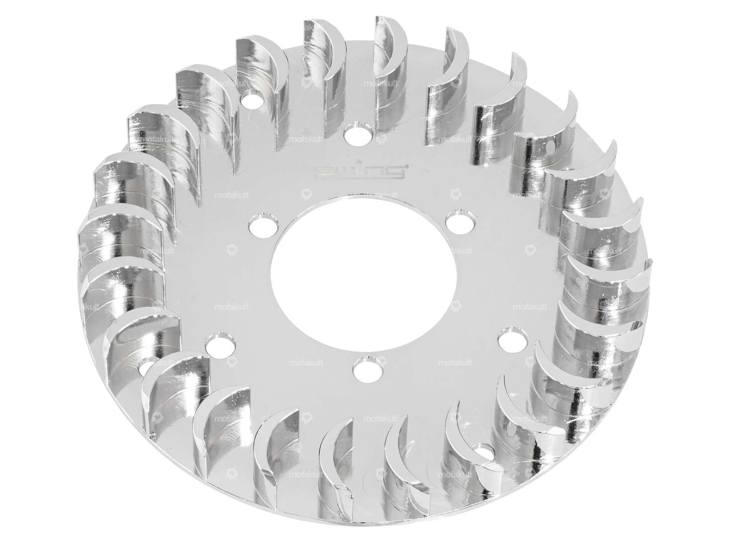swiing® ingenious fan wheel chrome (EVO, HPI, Bosch, Ducati) | Puch X30 Velux, Sachs 503, Belmondo Carousel Image 1
