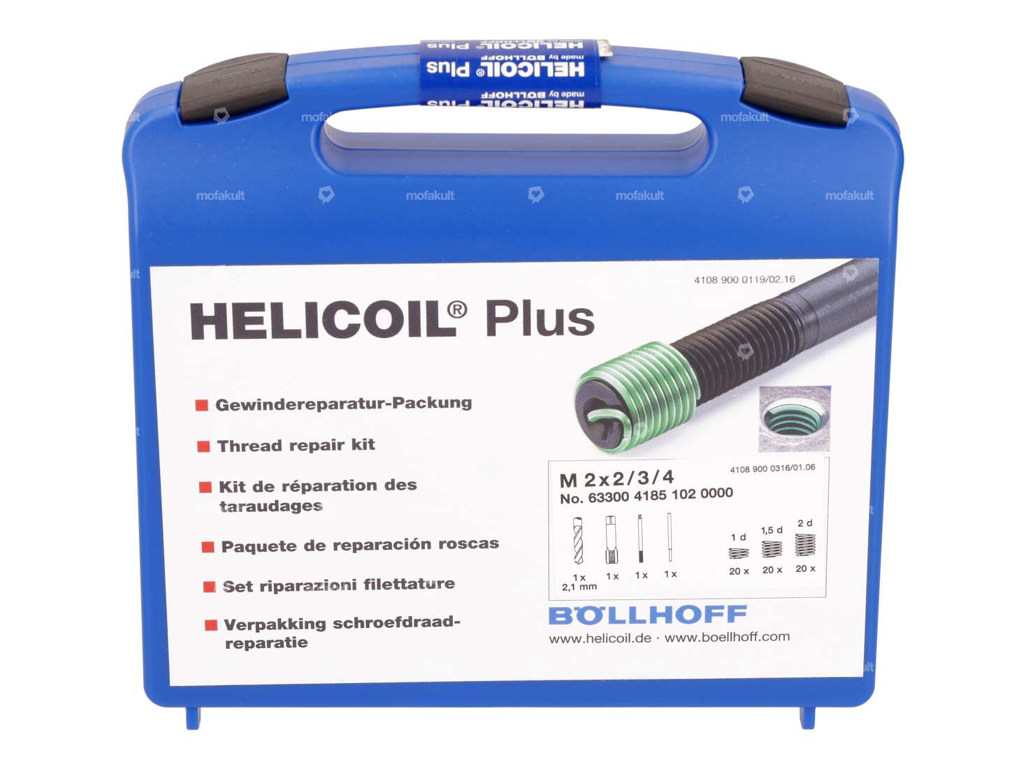 HeliCoil thread repair set M2x0.4 Carousel Image 1