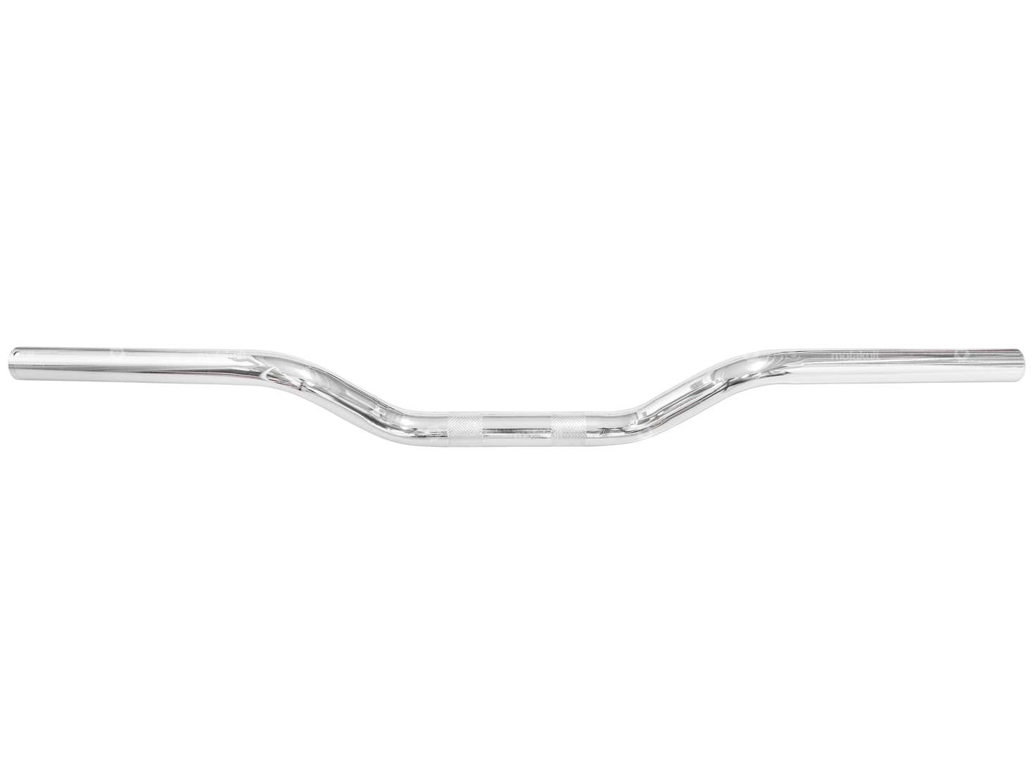 Handlebar fork plate 6 cm curved Street chrome Carousel Image 1