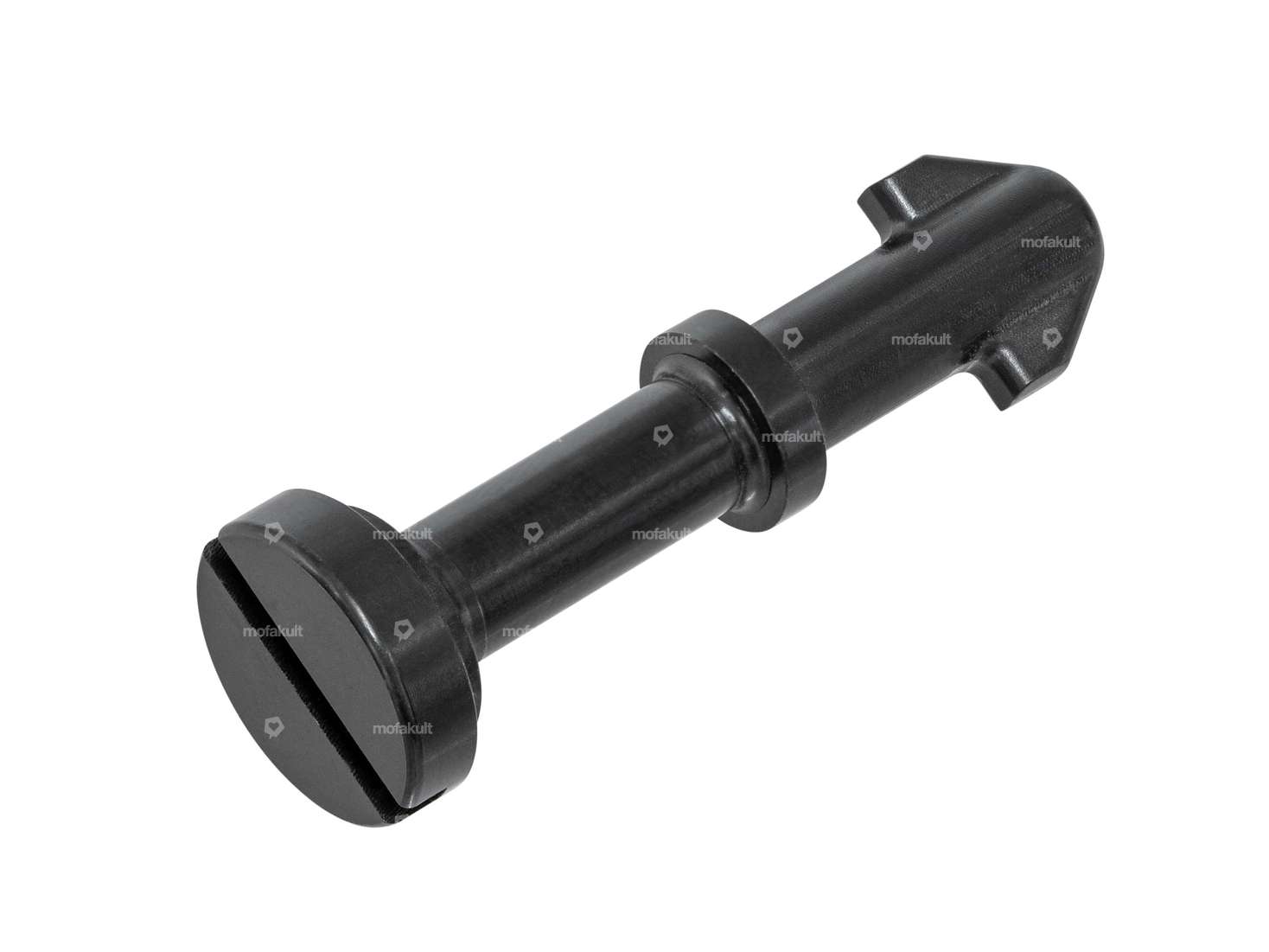 Seitenschutzschraube CNC Alu schwarz | Honda Camino, Hobbit PA50 Carousel Image 1