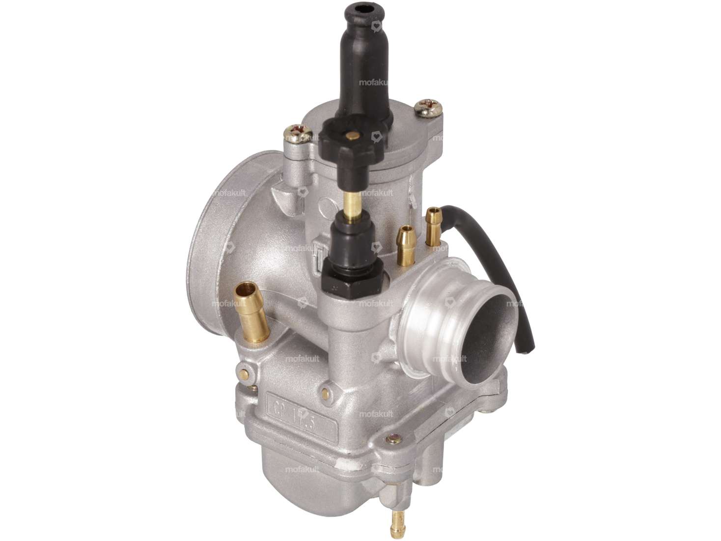 Polini CP 17.5 mm Vergaser (Handchoke) Gummiflansch Carousel Image 4