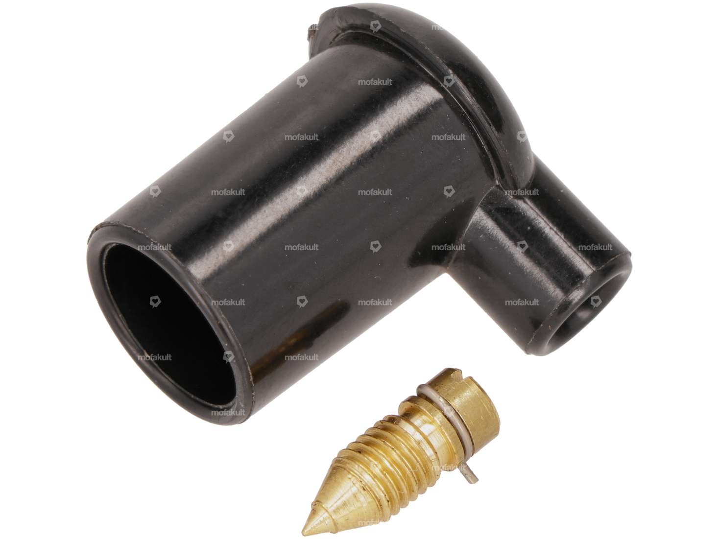 Zündkerzenstecker mit Klemmdorn / nicht entstört Carousel Image 1