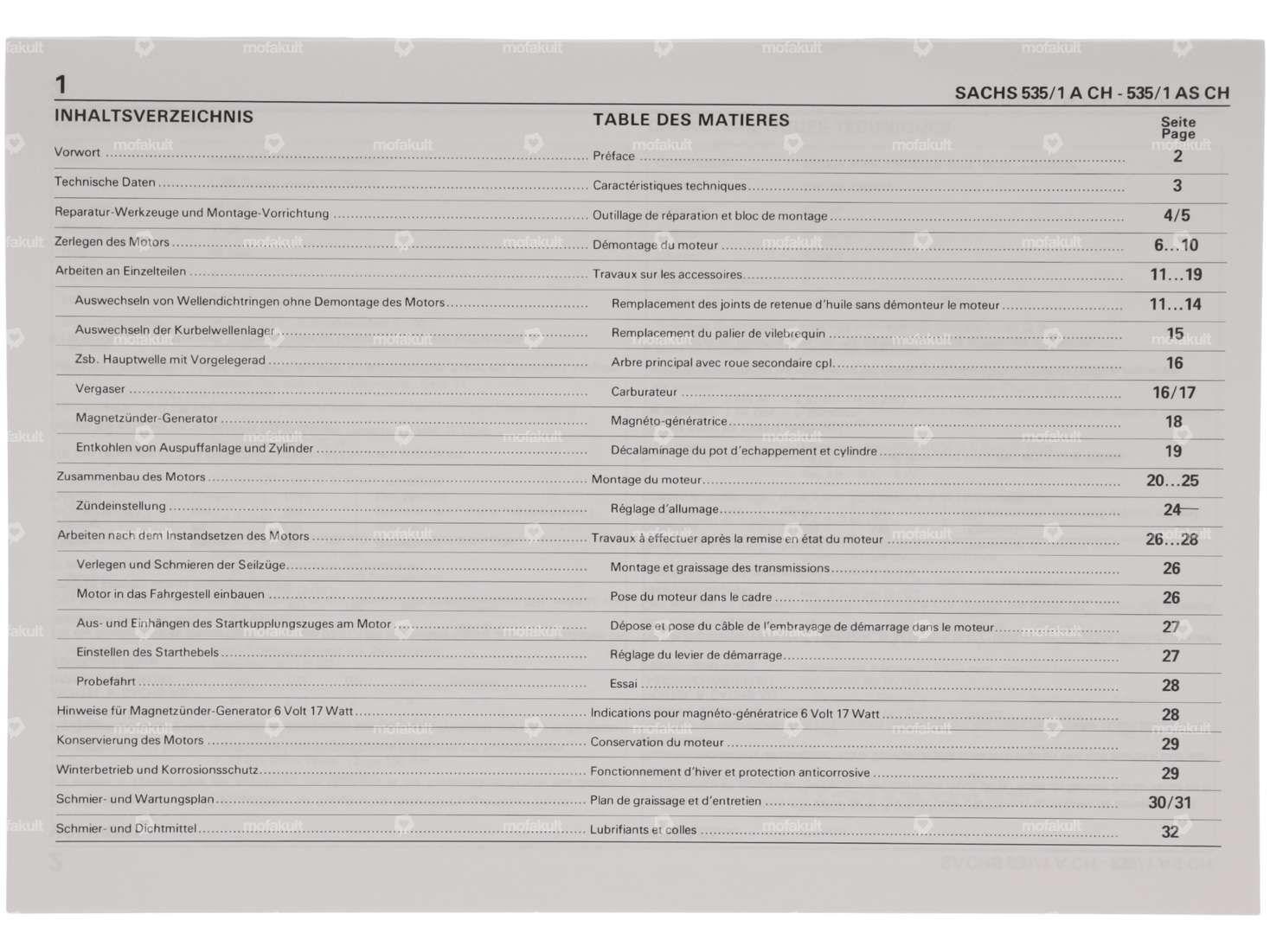 Reparaturanleitung | Sachs 535/1 A, AS CH Carousel Image 2