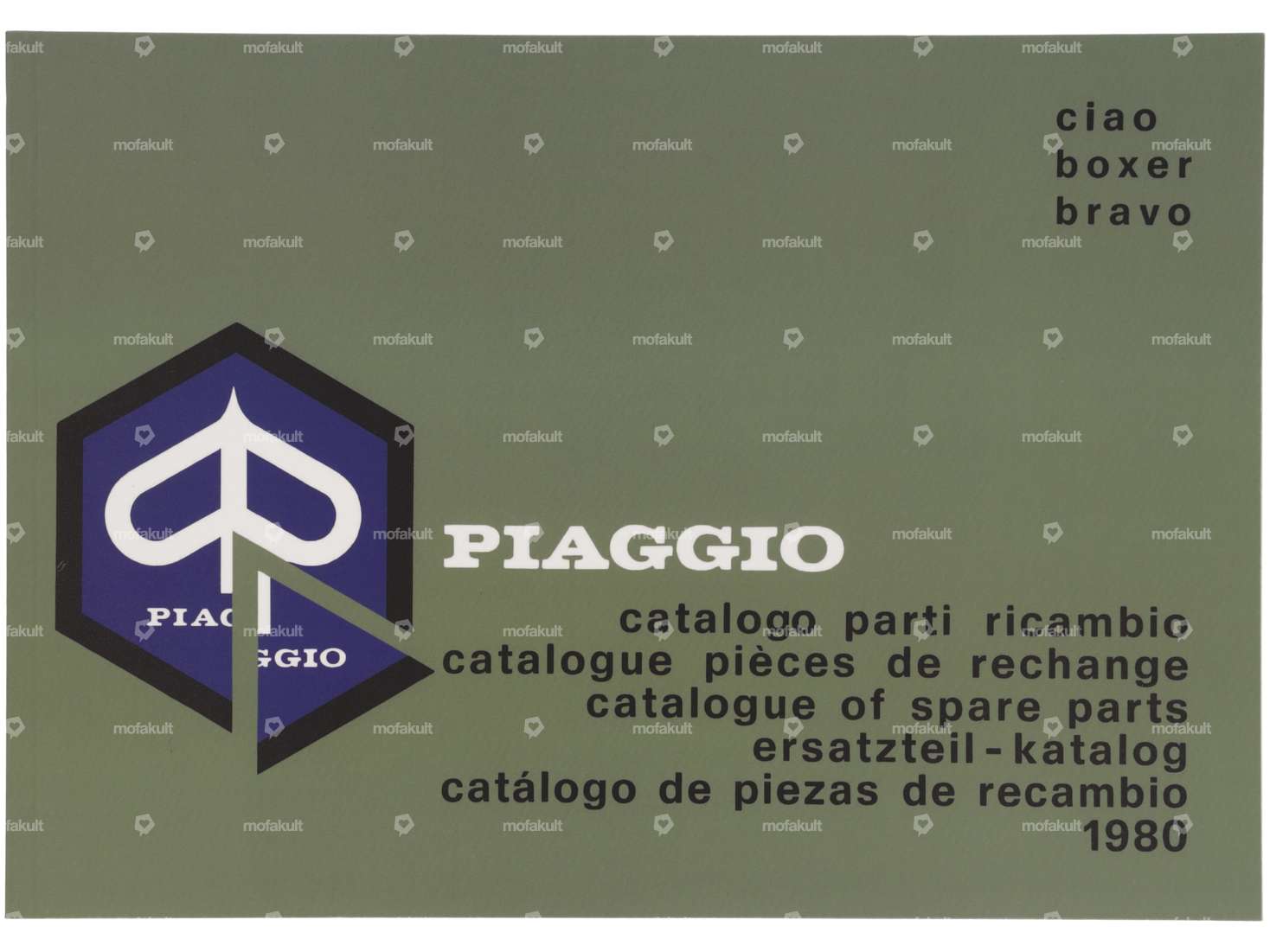 Ersatzteilkatalog 1980 | Piaggio Ciao, Boxer, Bravo Carousel Image 1