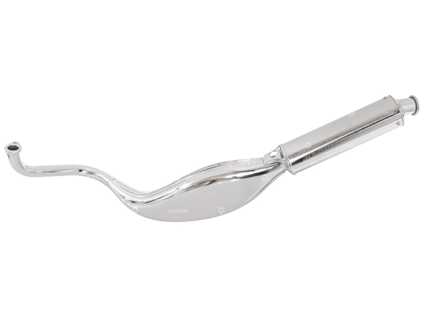 TECNO Auspuff «flat belly» Chrom | Puch Maxi Carousel Image 1