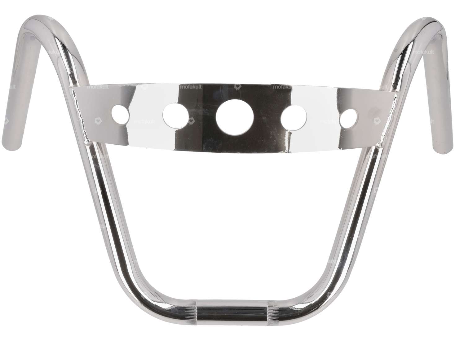 Handlebar fork plate 26 cm "Chopper" with chrome plate Carousel Image 1
