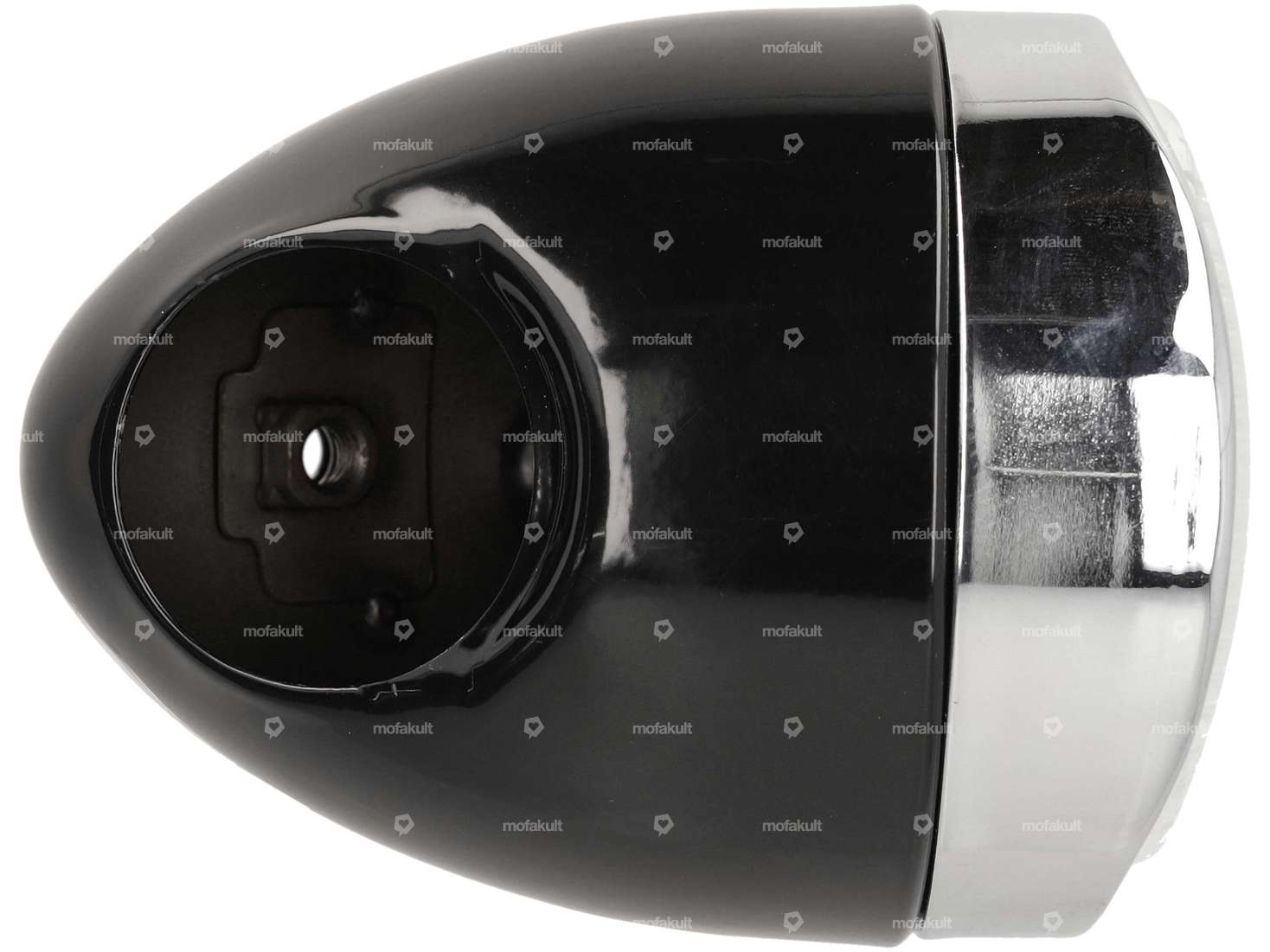 Egg lamp Ø 103 mm (central mounting) black / chrome Carousel Image 3