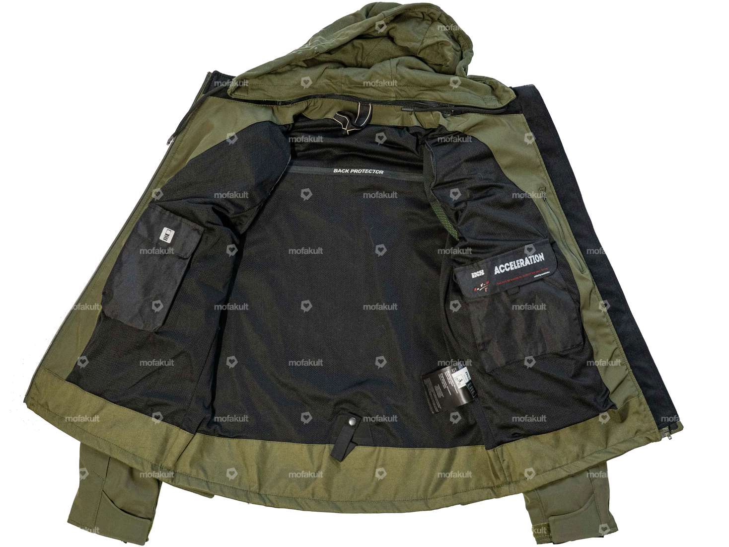 IXS jacket "Jagdfieber" with protectors Men olive (M - XXL) Carousel Image 3