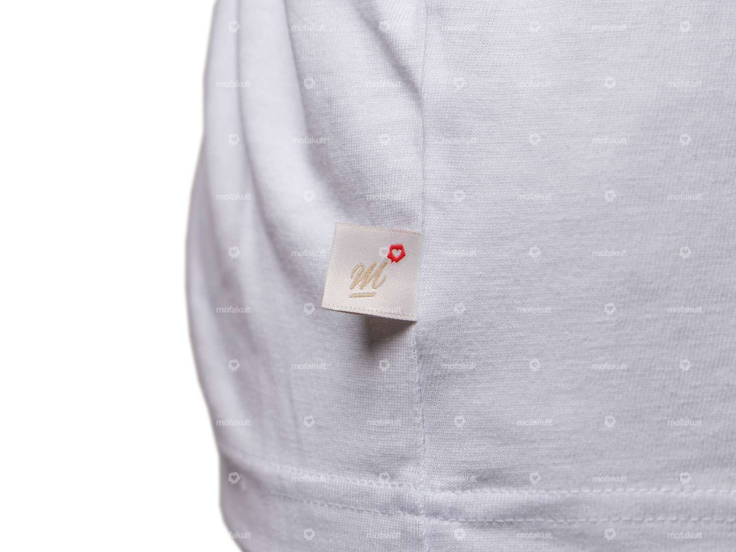 mk-Merch T-Shirt «Herz» weiss Carousel Image 5