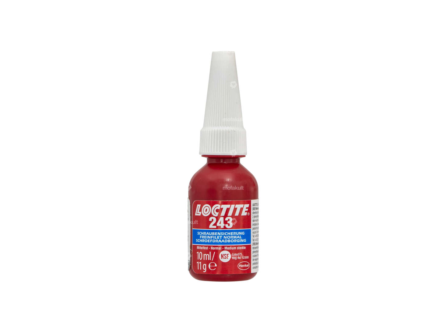 Loctite 243 medium-strength threadlocker 10 ml Carousel Image 1