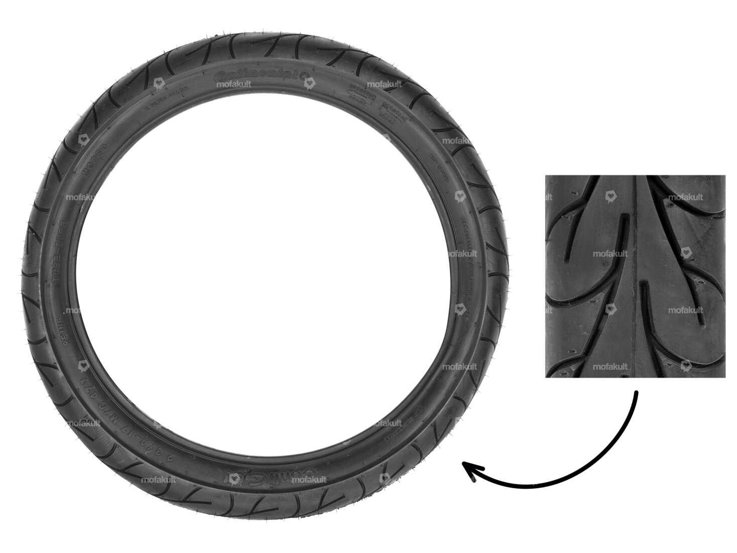 Continental Go 2.75 x 17" tires Semi-Slick Carousel Image 1