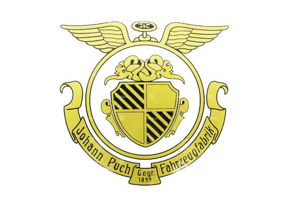 Aufkleber Tank «Johann Puch Fahrzeugfabrik» Carousel Image 1