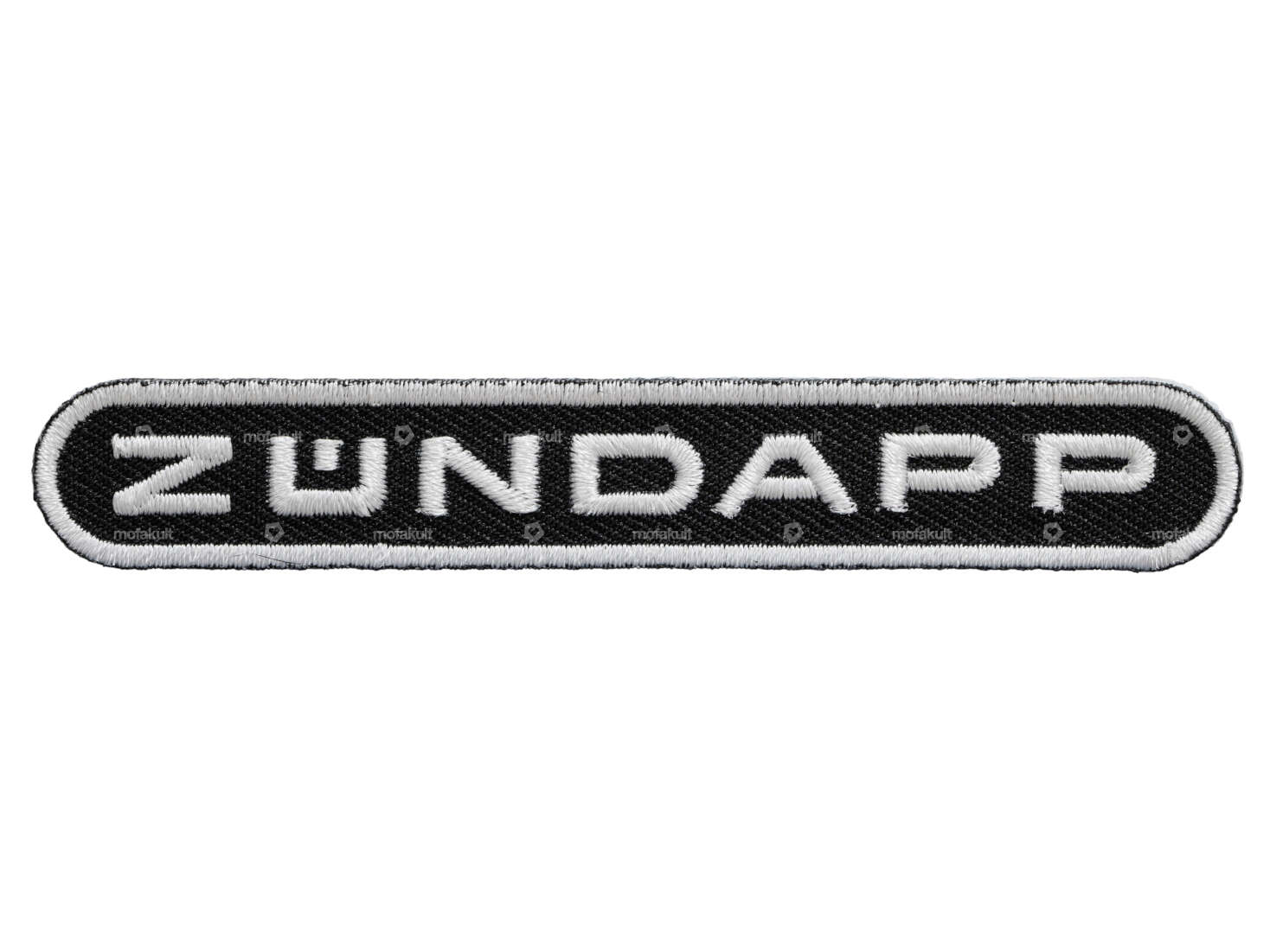 mk-Merch patch "Zündapp" 100 x 15 mm black Carousel Image 1