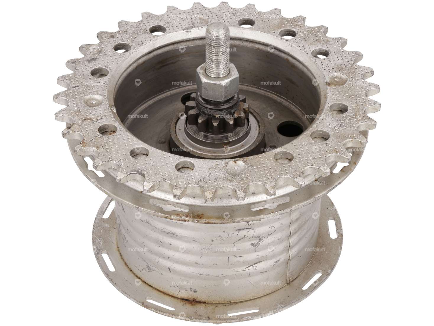 Coaster hub HR 90V with sprocket 34 t. (with dents) NOS | Puch X30 Velux HG Carousel Image 1