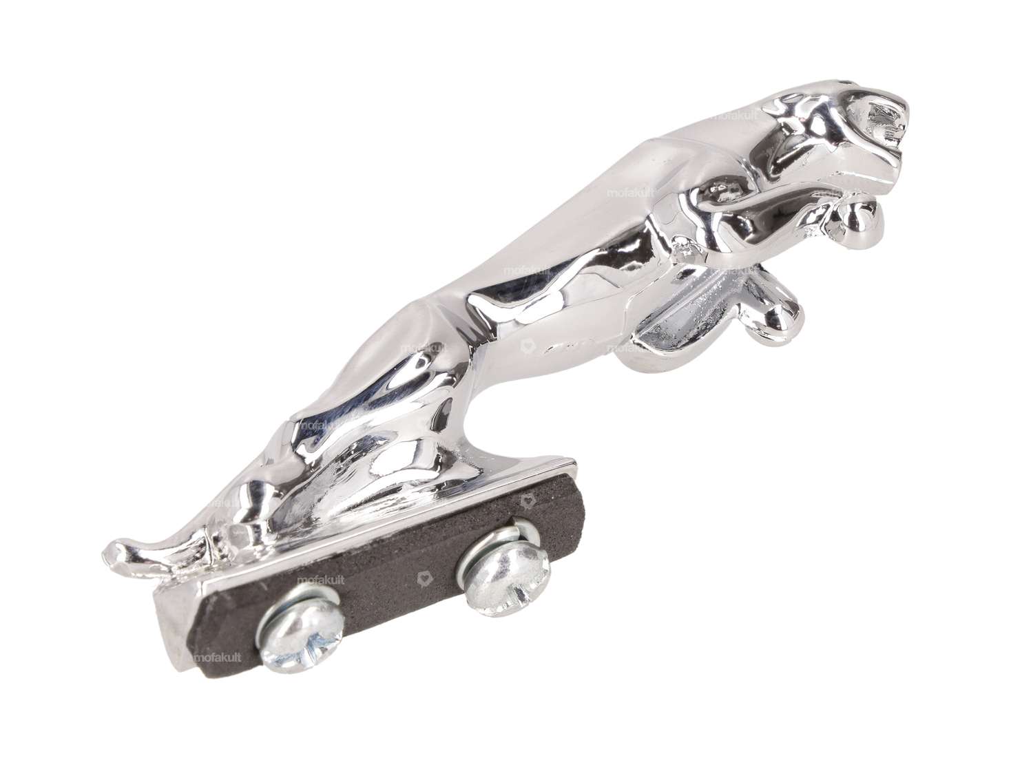 Zierfigur Panther klein Chrom Carousel Image 2