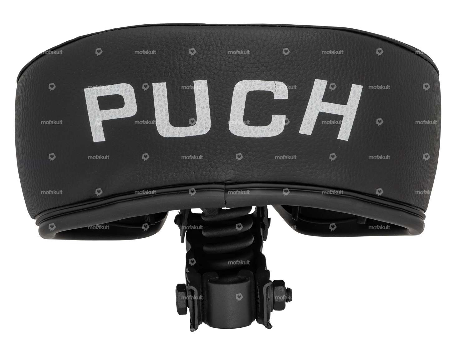 Saddle "PUCH" lettering strong spring black Carousel Image 3