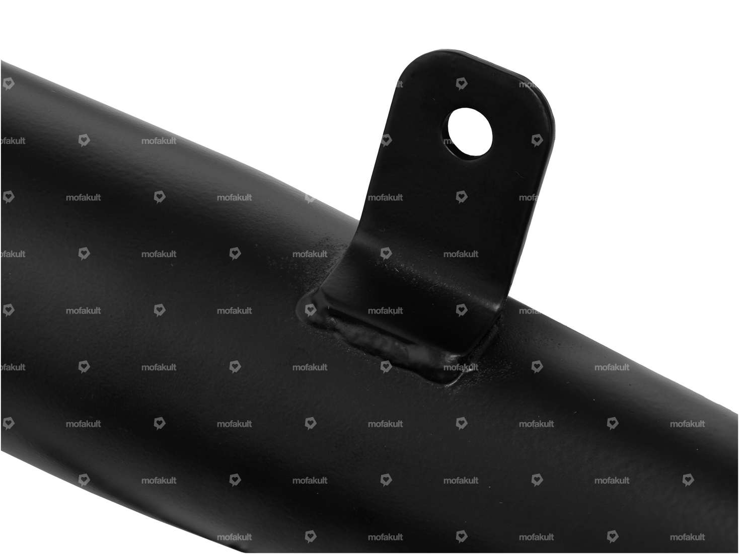 Exhaust Boss Demper Ø 28 / 60 mm with tab black | Puch Carousel Image 4