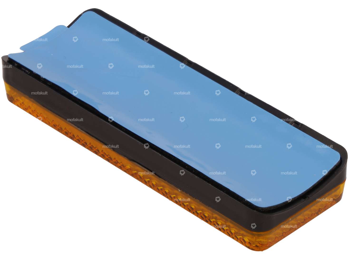 Reflektor 89 x 35 mm selbstklebend (gewölbte Rückseite) orange Carousel Image 2