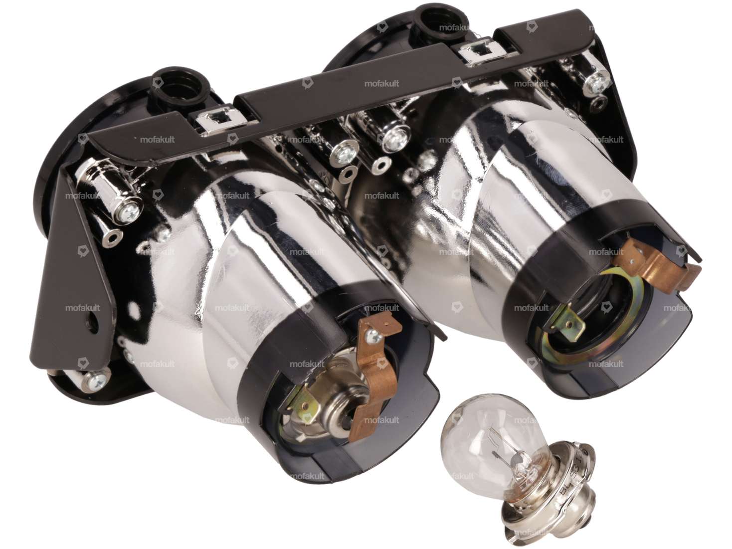 Double headlight black original | Tomos Fun Sport'R, Sprint, Youngster, Racing Carousel Image 2