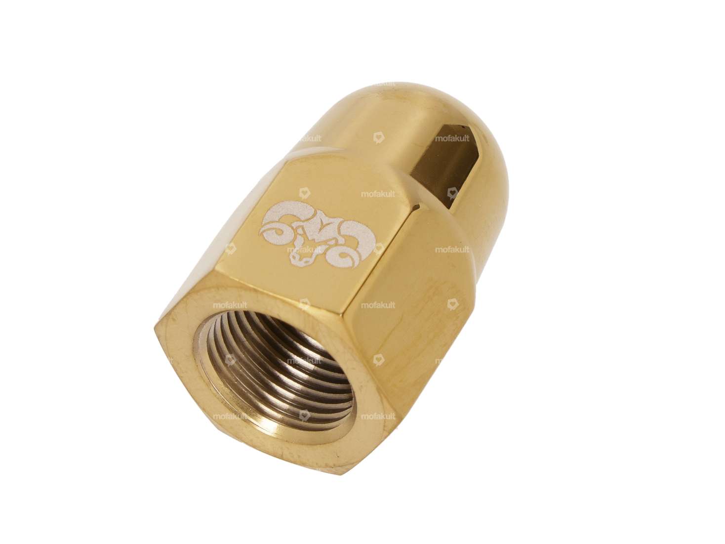 66Heroes Hutmutter M12x1 gold Inox Carousel Image 2