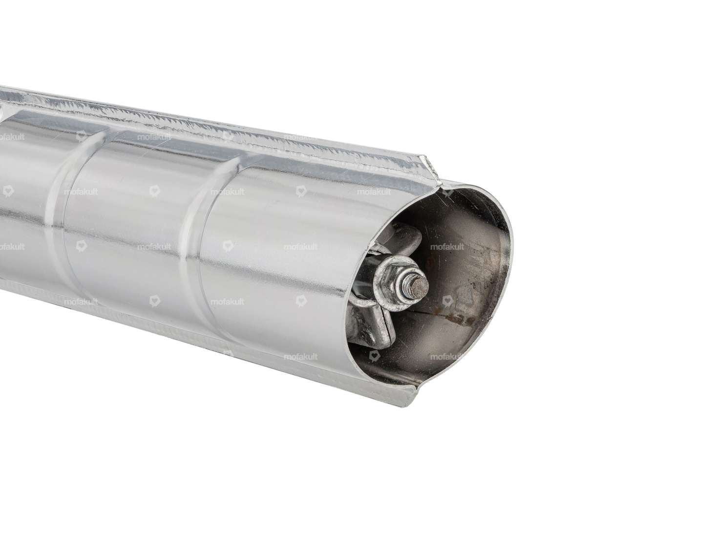 Auspuff 22 mm 2-Teiler Nachbau (mit Nummer) | Puch Carousel Image 3