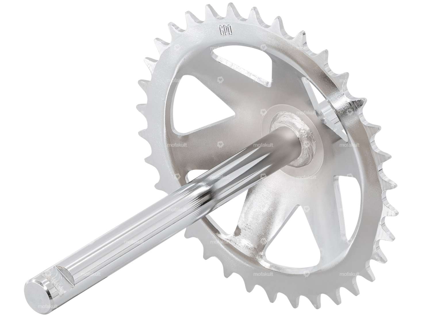 GPO Tretgarnitur-Set Chrom | Puch Velux Carousel Image 2