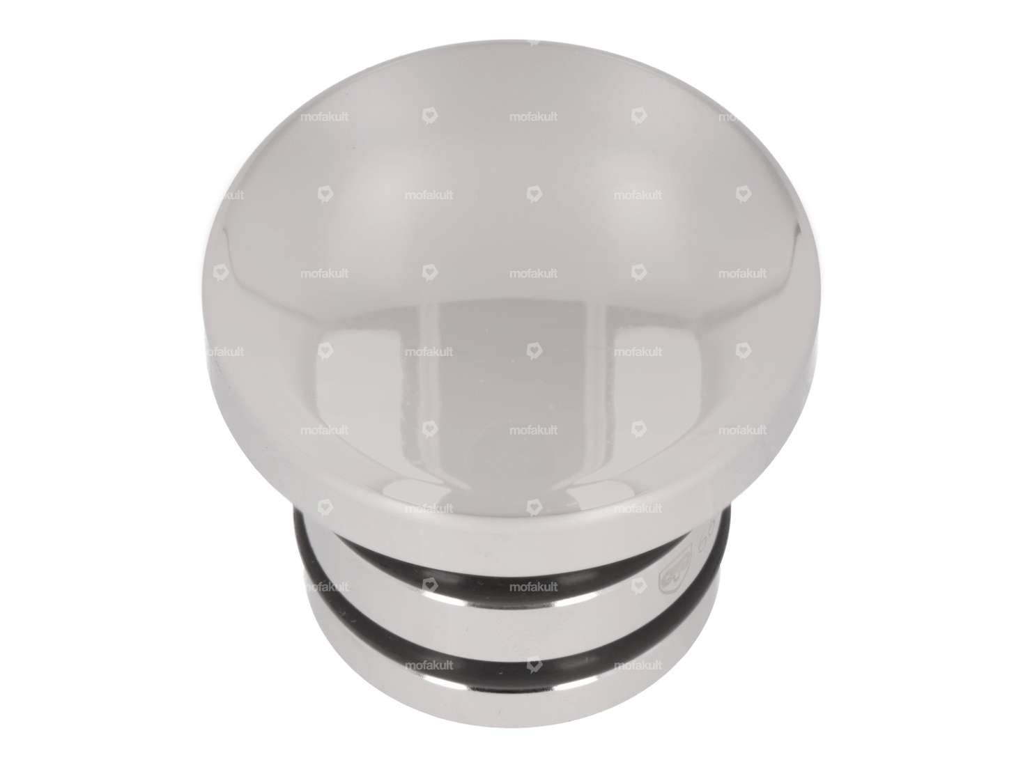 66HEROES Gas cap aluminum chrome | Piaggio Ciao, Bravo Carousel Image 1