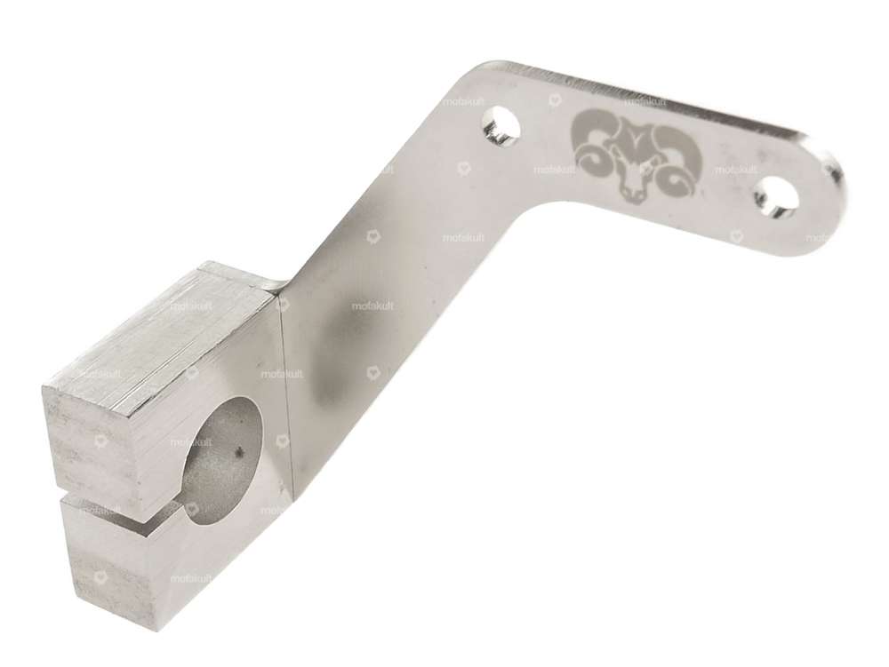 66HEROES Nummernschildhalter seitlich links (DE-Version) Inox Carousel Image 2