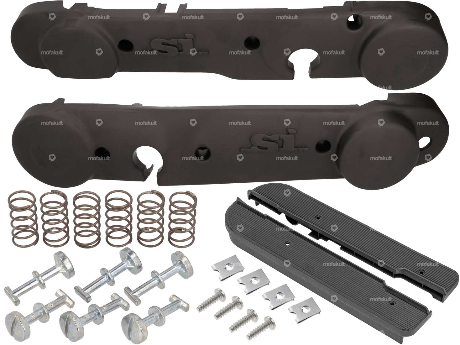 Set Rahmenverkleidung schwarz | Piaggio SI Carousel Image 1