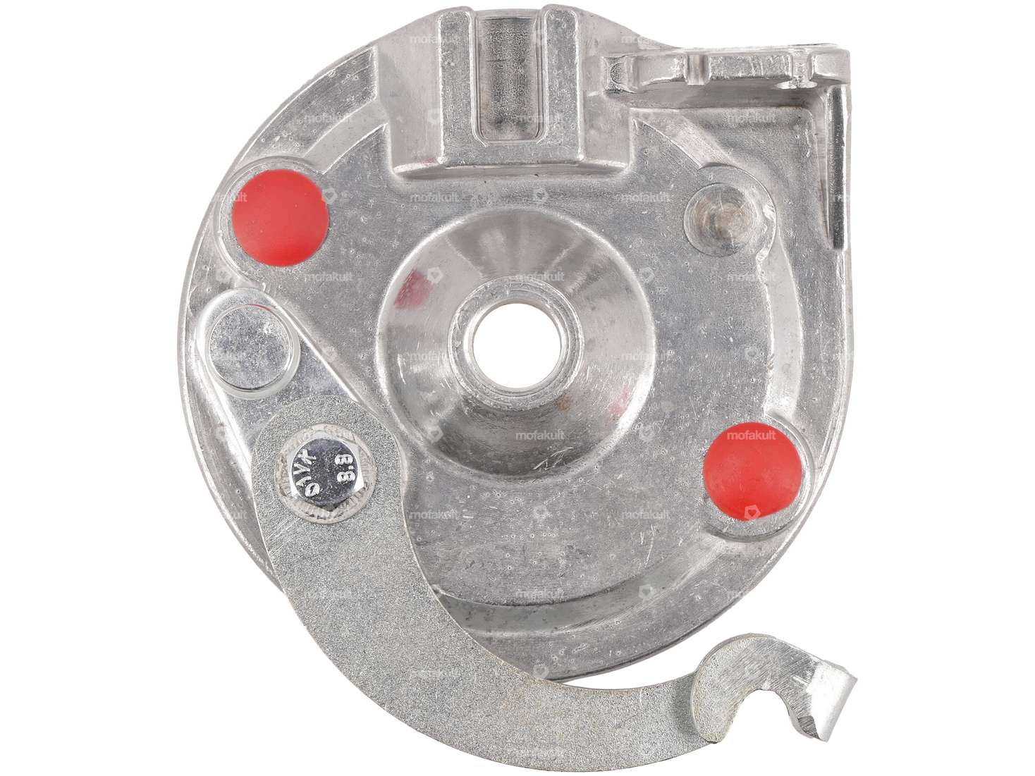 GPO brake anchor plate front 12 mm axle (1A quality) | Puch Maxi S, N / X30 Sport NS, NL / Velux Carousel Image 1
