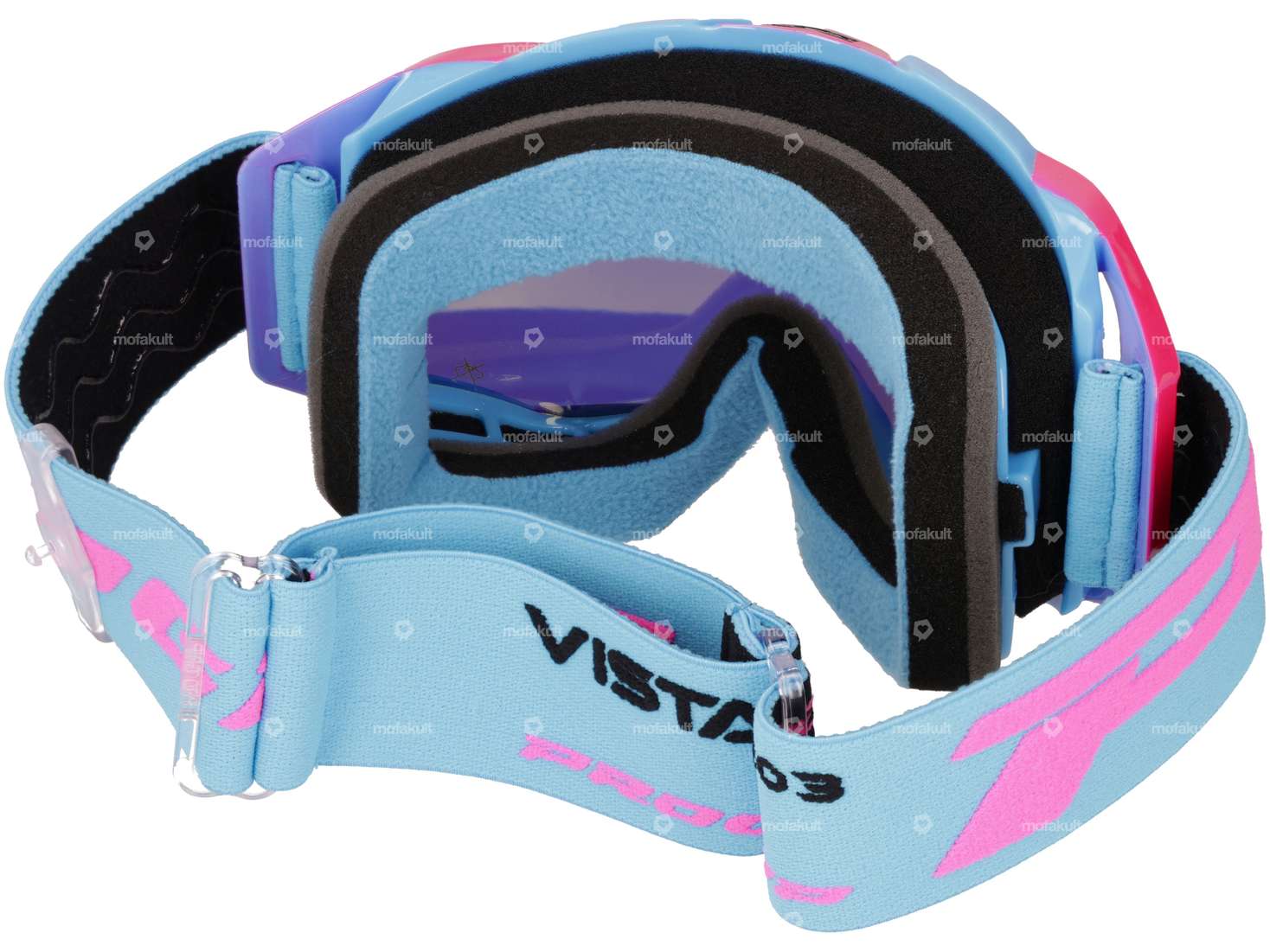 ProGrip Brille 3303 Vista pink / hellblau verspiegelt Carousel Image 2