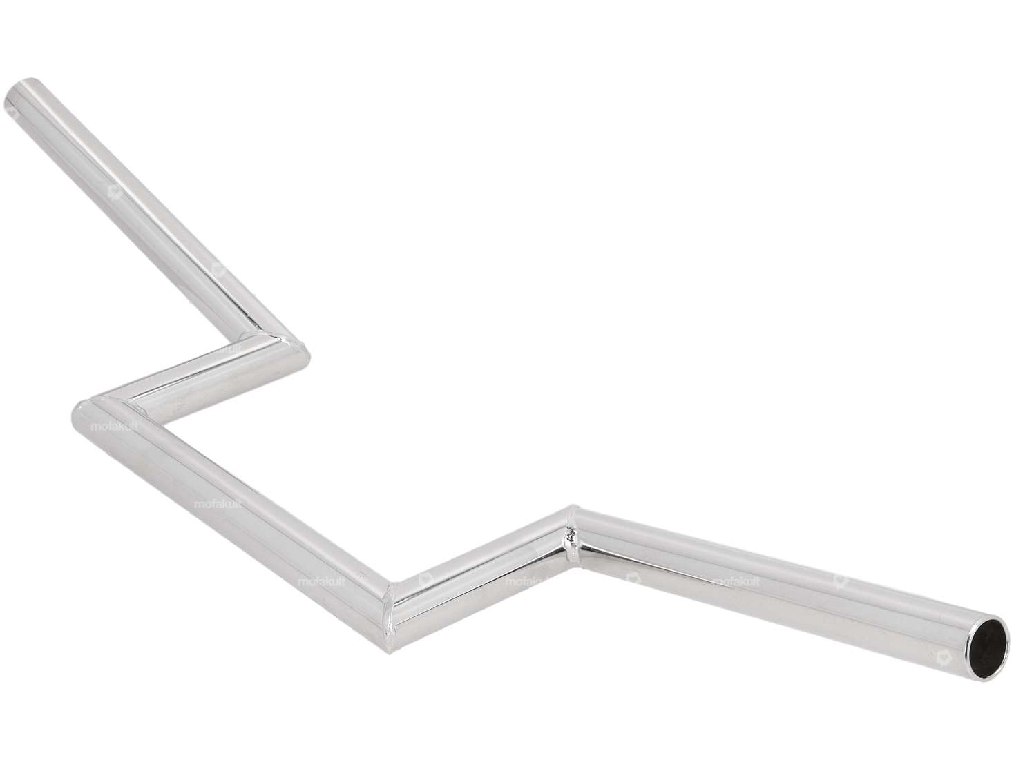 Handlebar fork plate 11 cm "Z" chrome Carousel Image 2