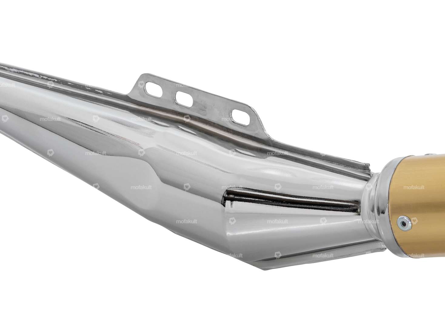 Biturbo Auspuff Chrom / gold | Puch Carousel Image 4