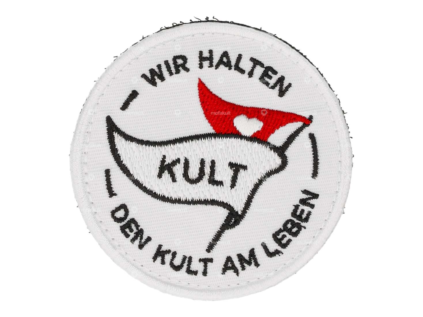mk-Merch Aufnäher «kult-flag» rund Carousel Image 1