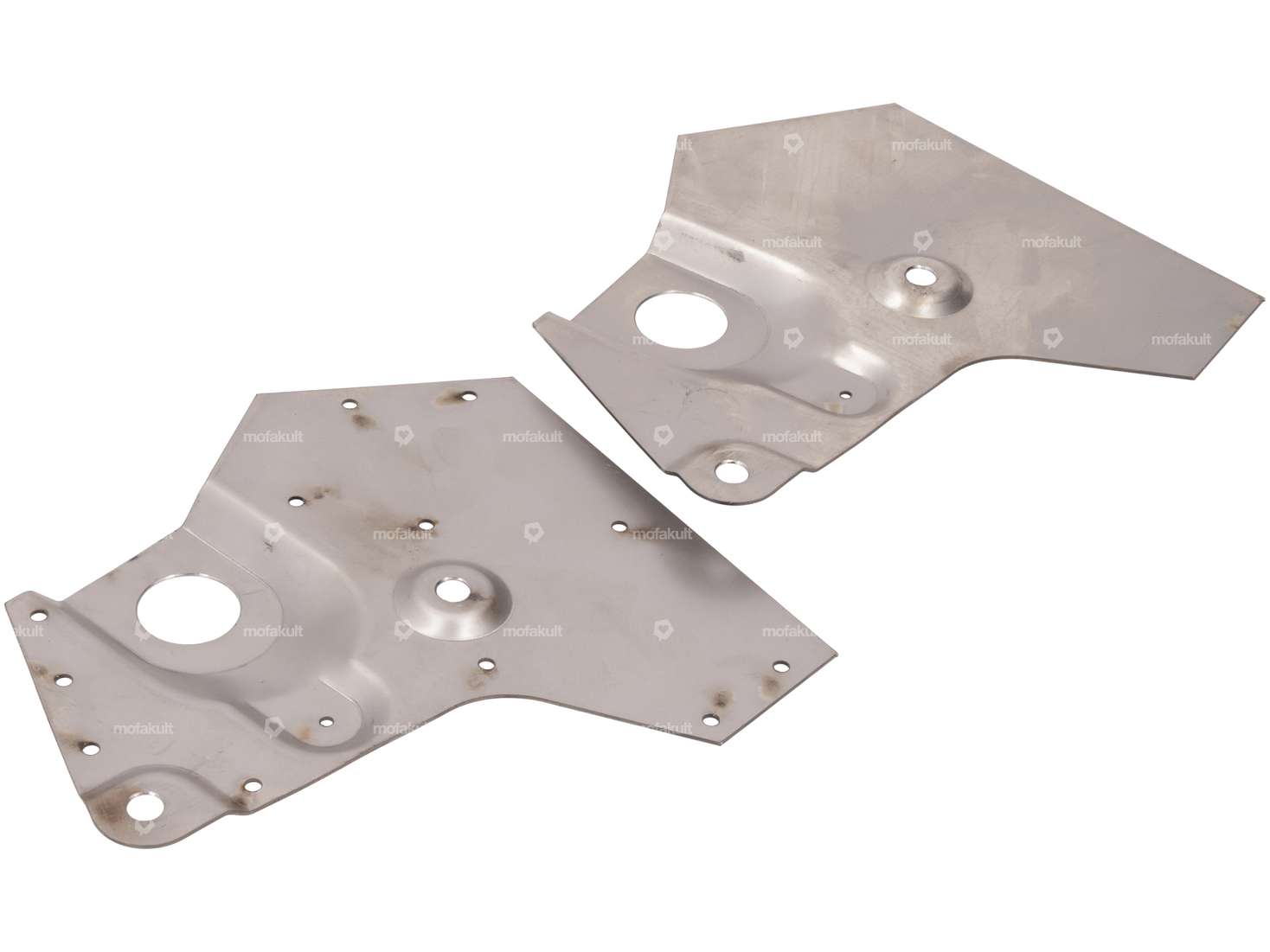Reparaturblech-Set Tretwelle links | Puch Maxi S, Supermaxi LG1 / LG2 Carousel Image 2