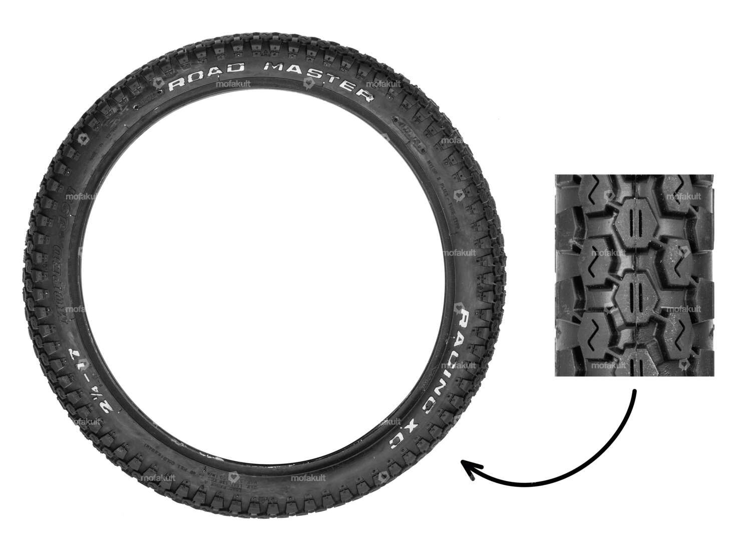 Road Master 2.25 x 17" F-323 4.P.R. Allround Carousel Image 1